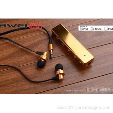 Awei ES-TF8 headphone deep bass TF card mobile,computer ear headsets Iphone,Samsung,MI,HTC,Nokia,Moto,MX,Blackberry